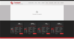 Desktop Screenshot of castpol.pl