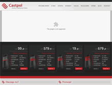 Tablet Screenshot of castpol.pl